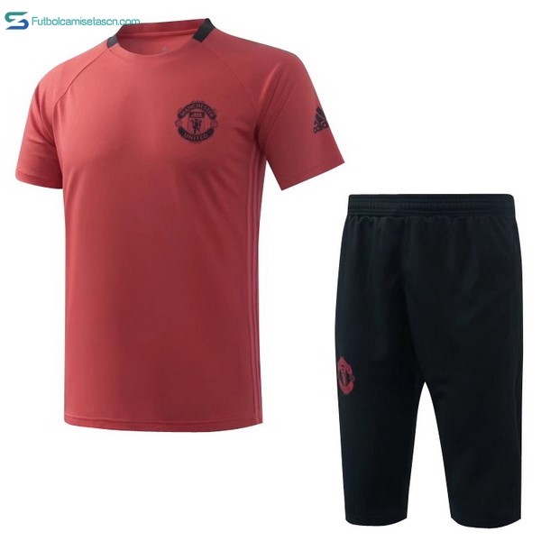 Entrenamiento Manchester United Conjunto Completo 2017/18 Naranja